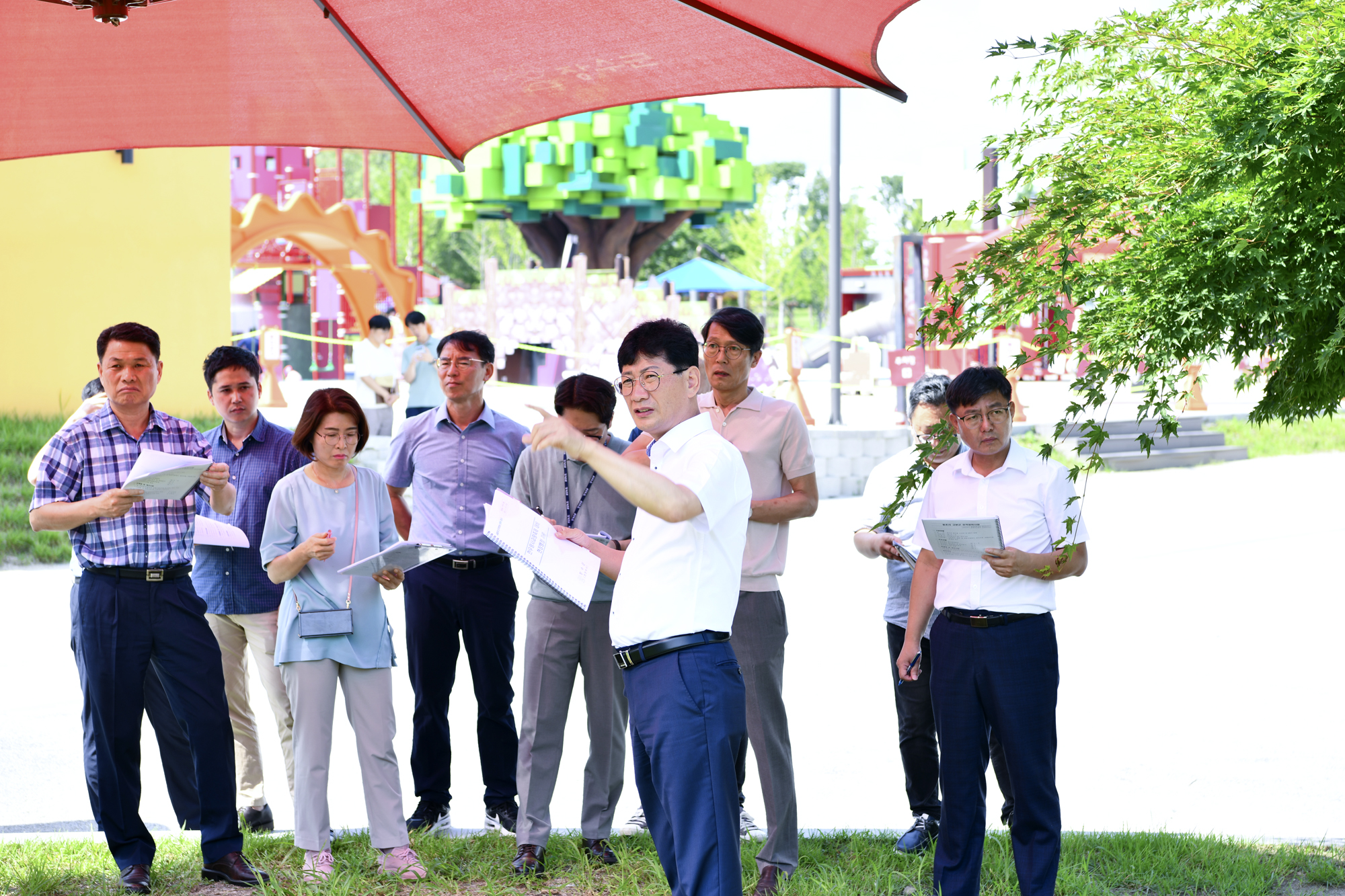 최훈식 장수군수, 장수 한우랑 사과랑 축제 앞두고 현장점검 나서 사진