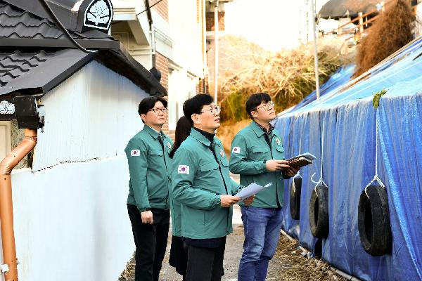 최훈식 장수군수, 해빙기대비 급경사지 등 인명피해 우려지역 현장점검 대표사진