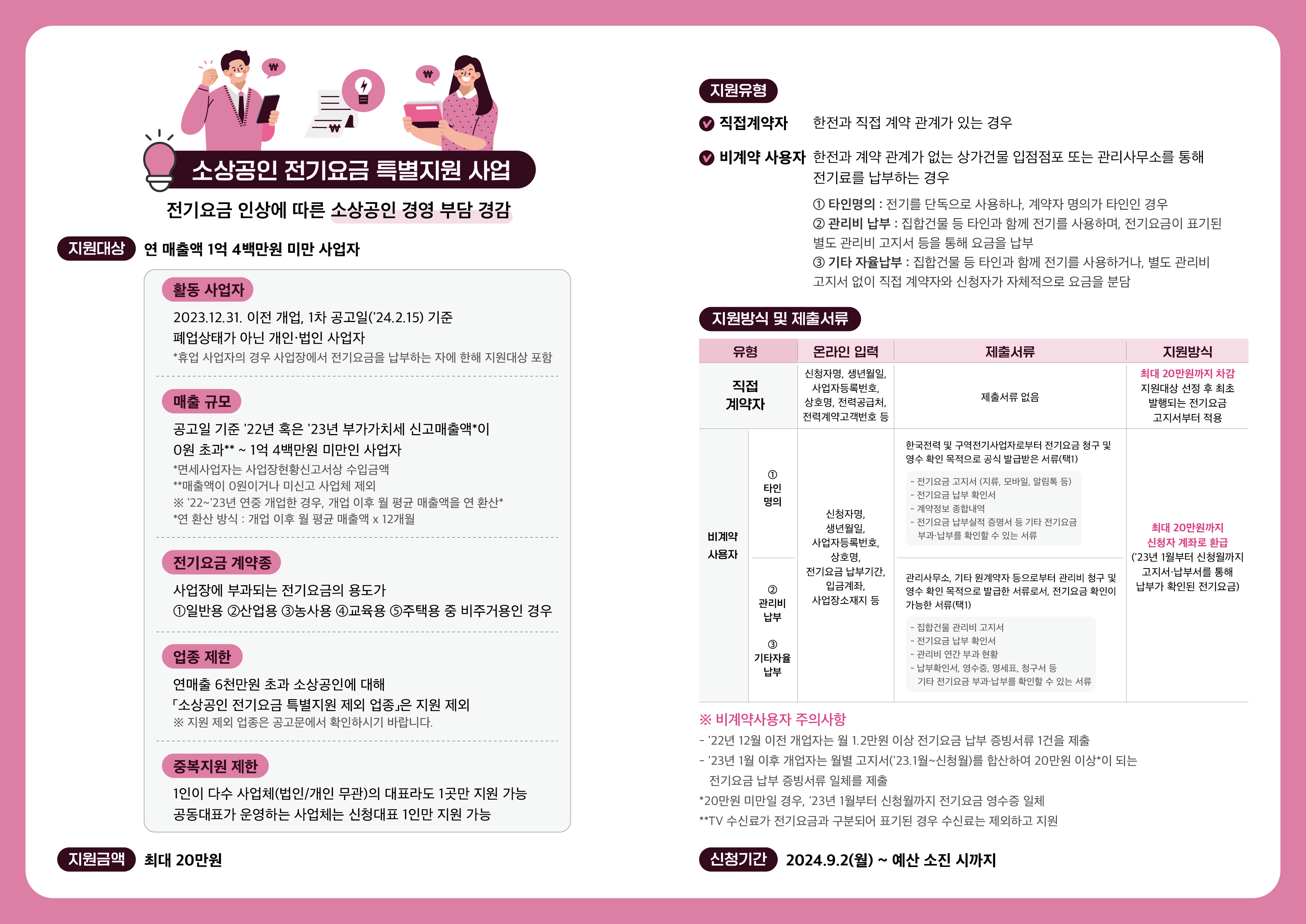 소상공인 전기요금 특별지원 확대운영 사진(2)